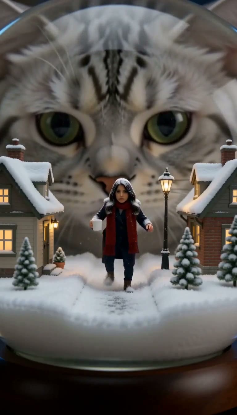 Snow Globe: the same pet in the film