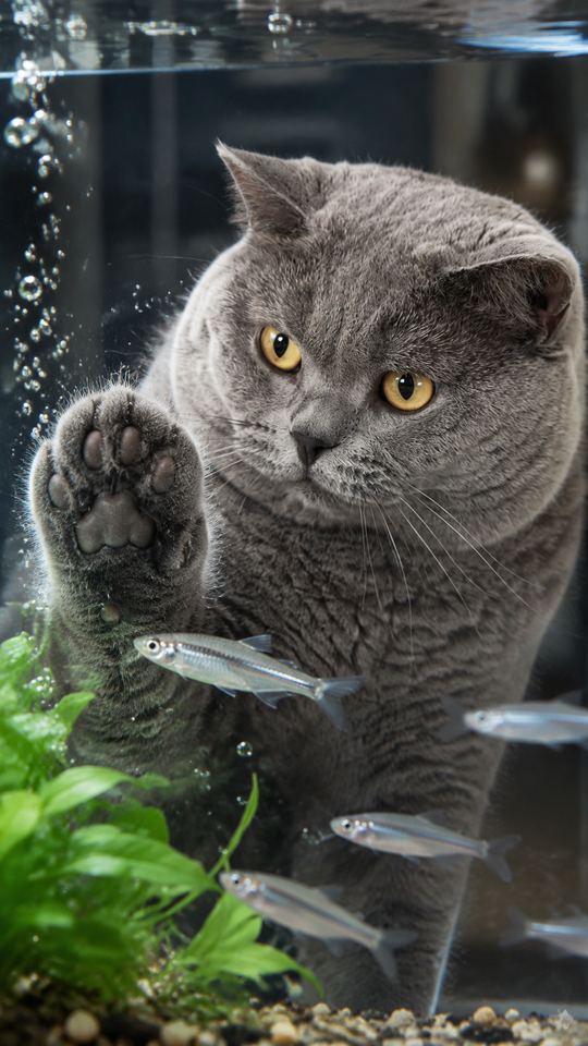 Aquarium Peek AI pet template example