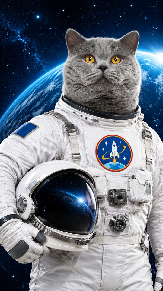 Astronaut AI pet template example