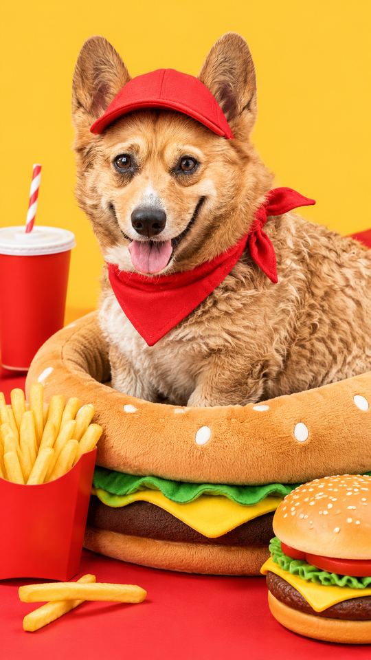 Burger Crew AI pet template example