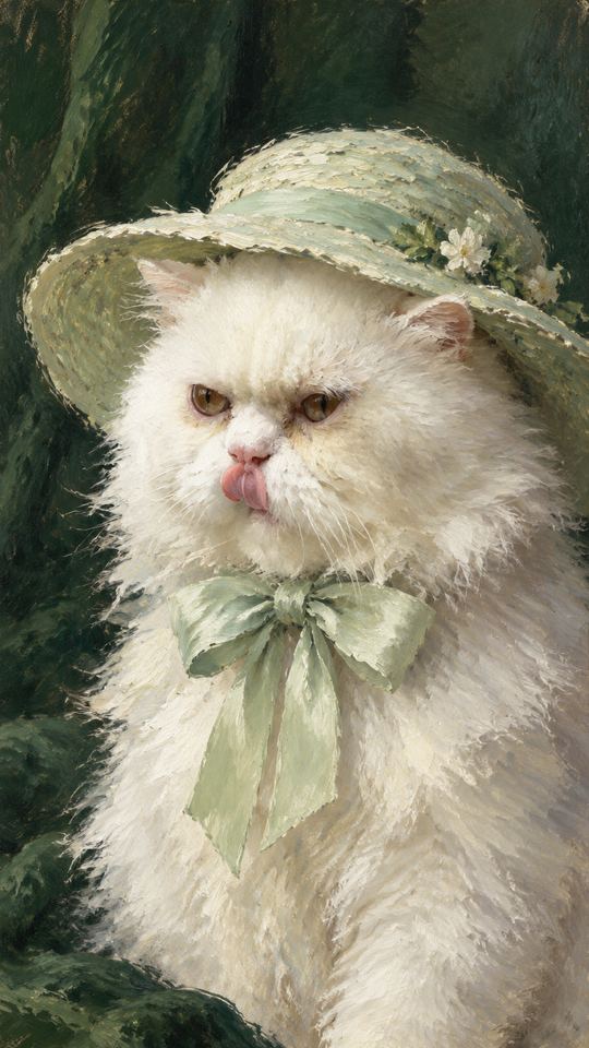 Garden Portrait AI pet template example