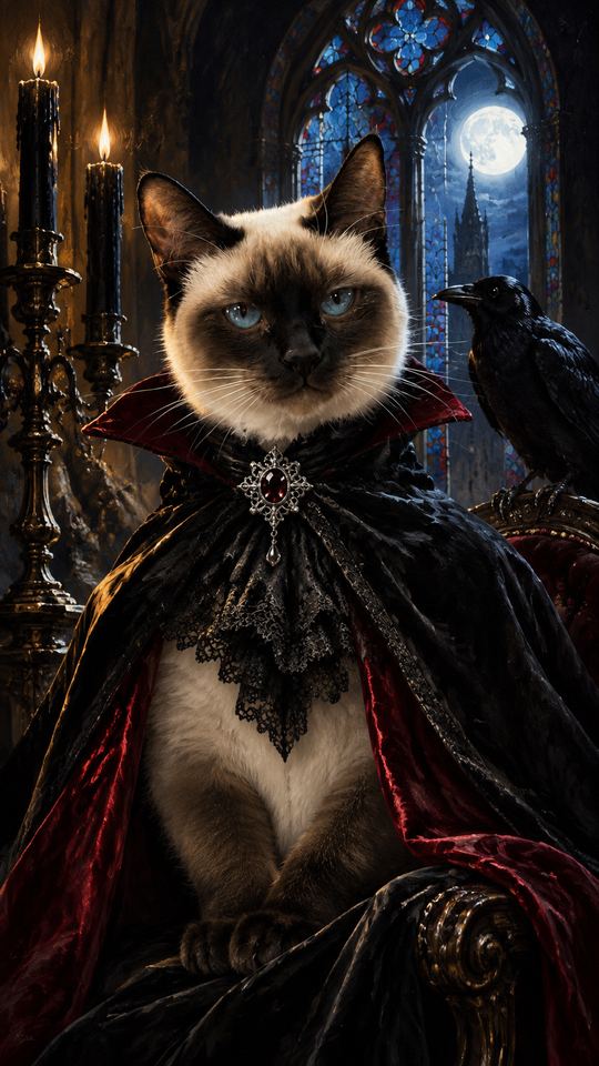 Gothic Count AI pet template example
