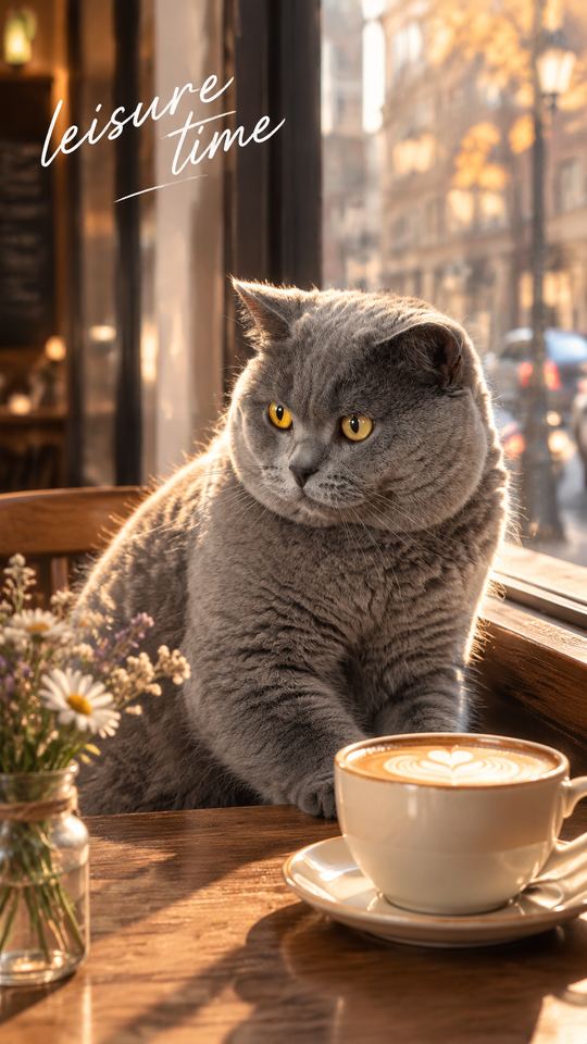 Leisure Time AI pet template example