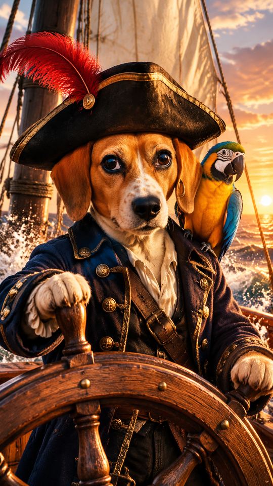 Pirate Captain AI pet template example