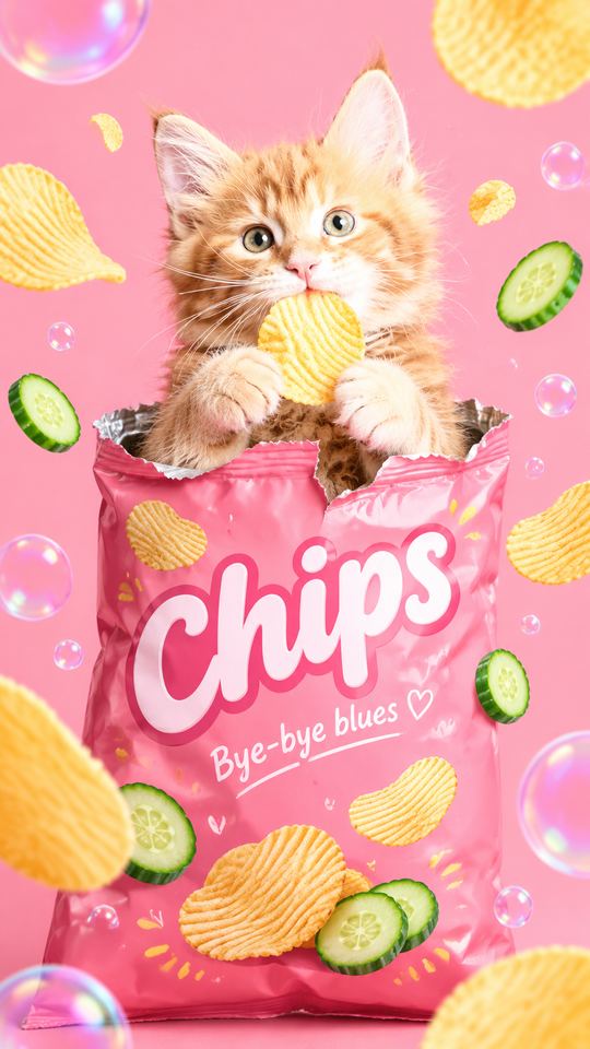 Snack Bag Star AI pet template example