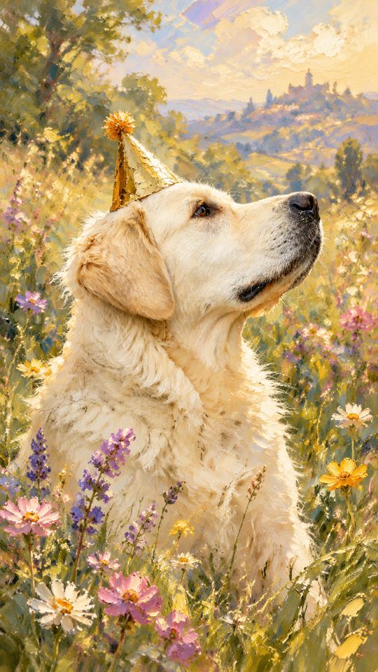 Wildflower Meadow AI pet template example